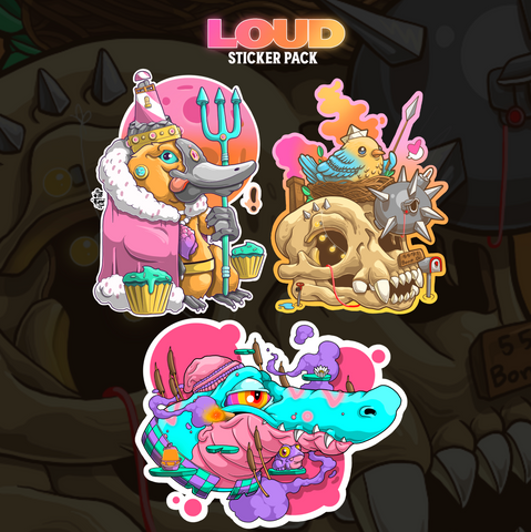 LOUD Sticker Pack